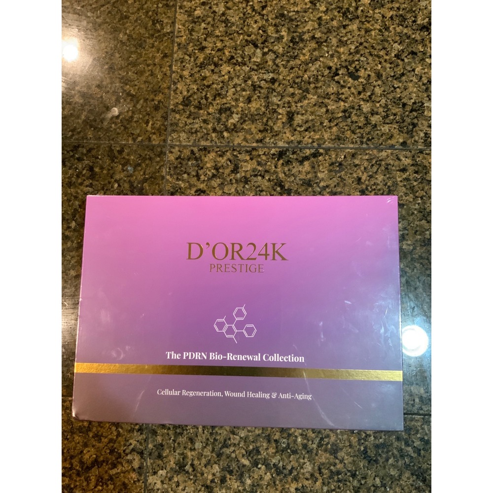D'OR24K Prestige The PDRN Bio-Renewal Skincare Collection 7-Piece Set Sealed Box
